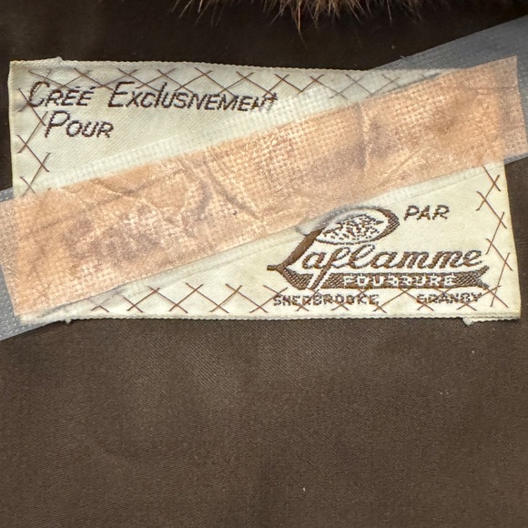 🌟 Vintage Full-Length Brown Mink Fur Coat - LaFlamme Fourrure Sz (M\L) + Bonus - Picture 11 of 16